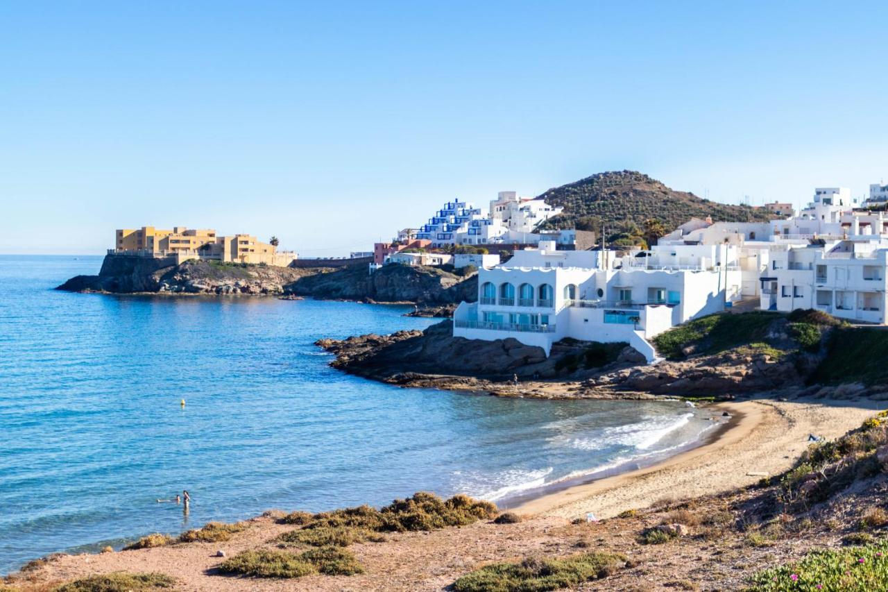 El Velero A 300M De La Playa Piscina Parking Y Wifi 산 호세 외부 사진